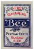 Bee Playing Cards, Bridge Size Regular Index Blue Deck